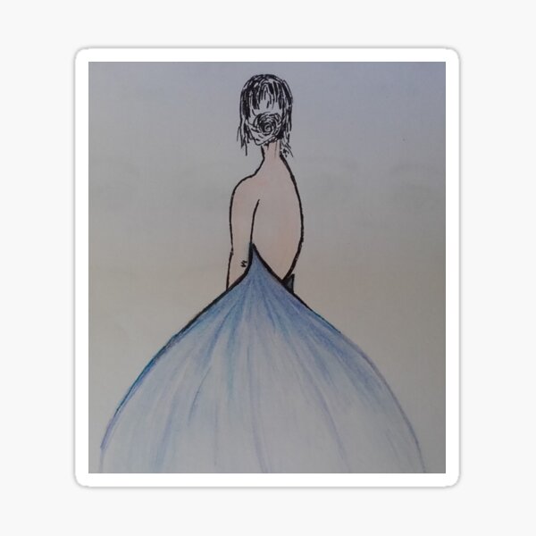 Female model Sticker