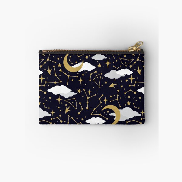 Item preview, Celestial Stars and Moons in Gold and White designed and sold by evannave.