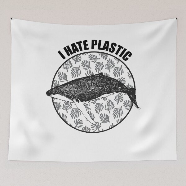 Item preview, I hate Plastic - Whale designed and sold by alexngn.