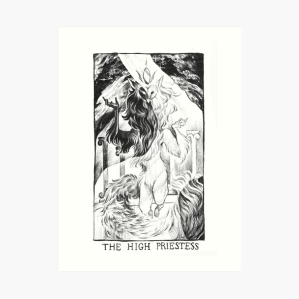 The High Priestess Art Print