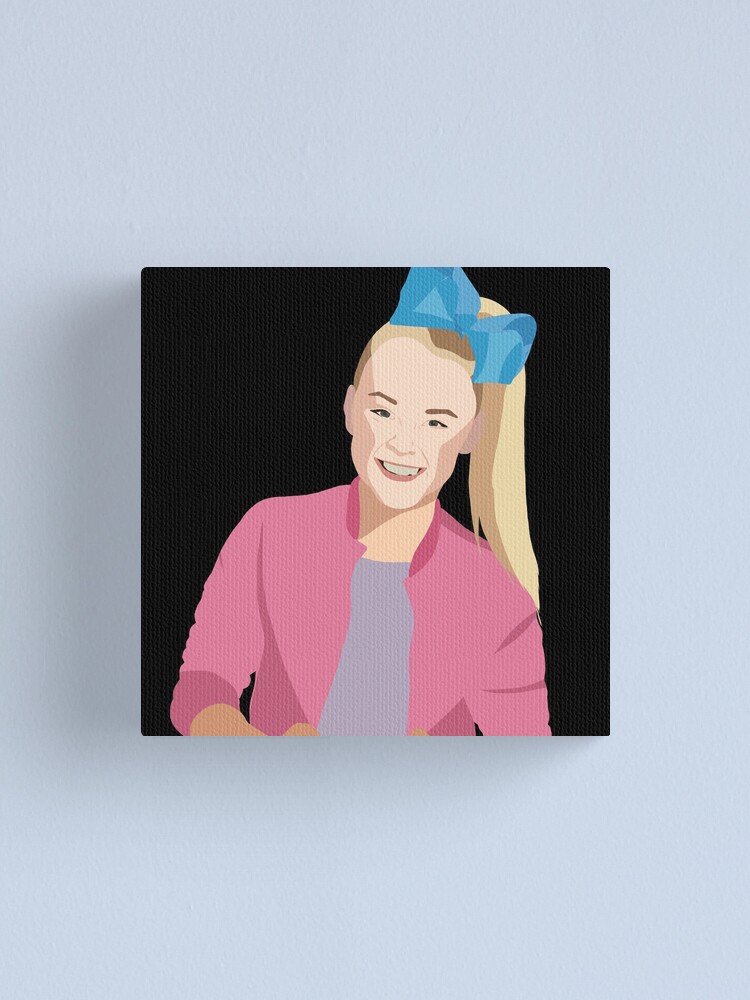 "JoJo Siwa (dance moms) Silhouette " Canvas Print by scomerford19