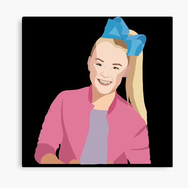 "JoJo Siwa (dance moms) Silhouette " Canvas Print by scomerford19