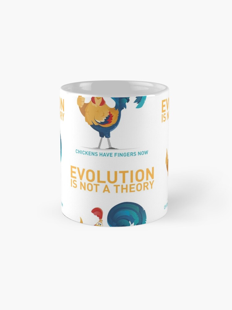 Alternate view of Evolution Is Not A Theory Coffee Mug