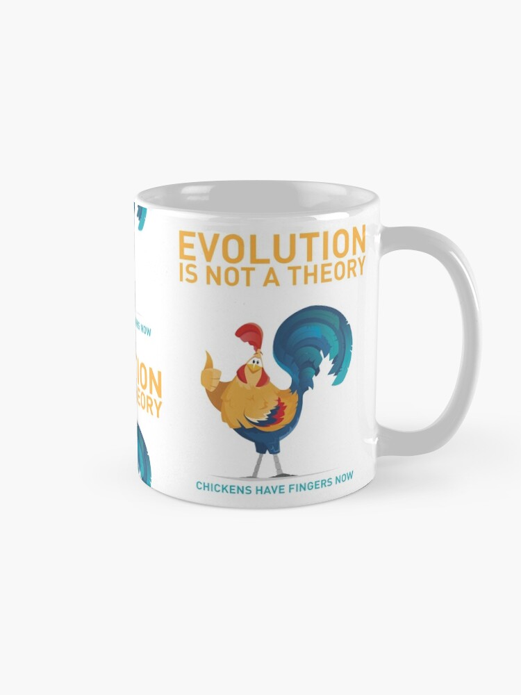 Alternate view of Evolution Is Not A Theory Coffee Mug