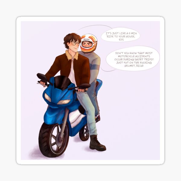 "teen! Reddie // Richie X Eddie" Sticker By Barentainart | Redbubble