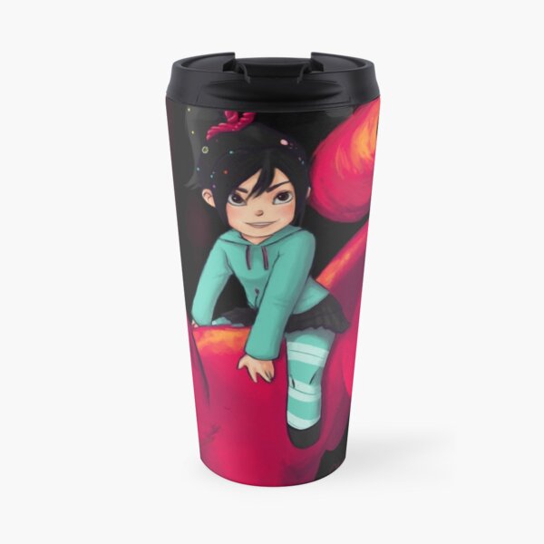 Vanellope and Cheshire Travel Coffee Mug