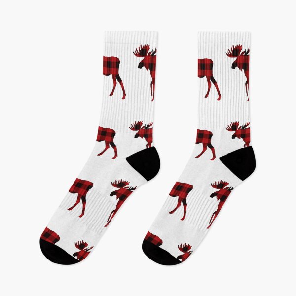 Item preview, Buffalo Plaid Moose designed and sold by Jenn Graham.