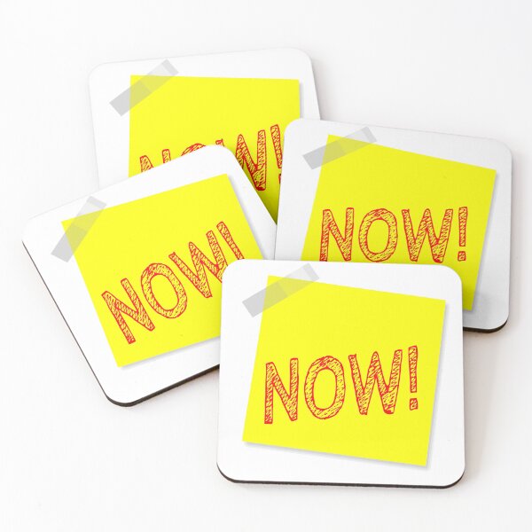 Item preview, “Now!” Yellow Post It  designed and sold by Bruce ALMIGHTY Baker.