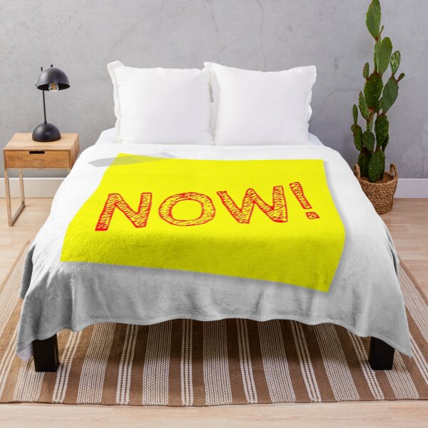 Item preview, “Now!” Yellow Post It  designed and sold by Bruce ALMIGHTY Baker.