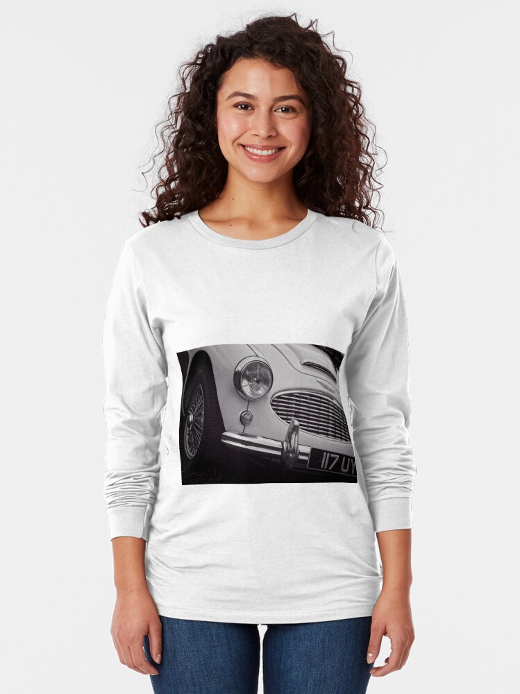 Alternate view of Austin Healey Classic Sports Car Front Long Sleeve T-Shirt