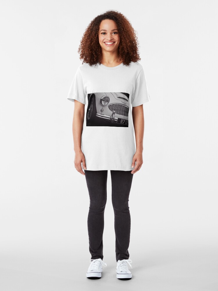 Alternate view of Austin Healey Classic Sports Car Front Slim Fit T-Shirt