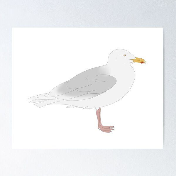 Item preview, glaucous gull designed and sold by seagaull.