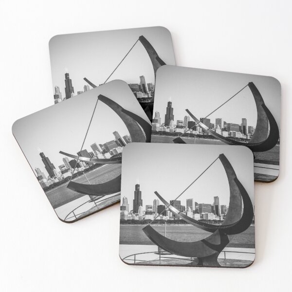 Item preview, Chicago Adler Planetarium Sundial in Black and White designed and sold by PaulVelgos.