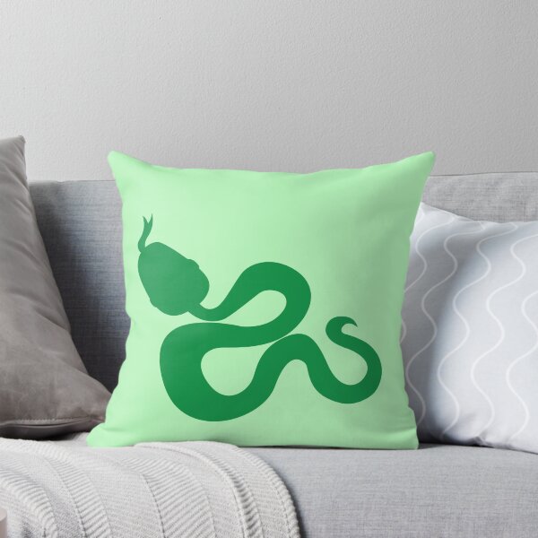 Item preview, Green curly snake in green designed and sold by jazzydevil.