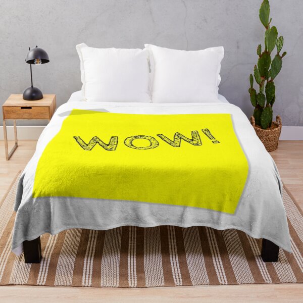 Item preview, “WOW!” Yellow Post It  designed and sold by Bruce ALMIGHTY Baker.