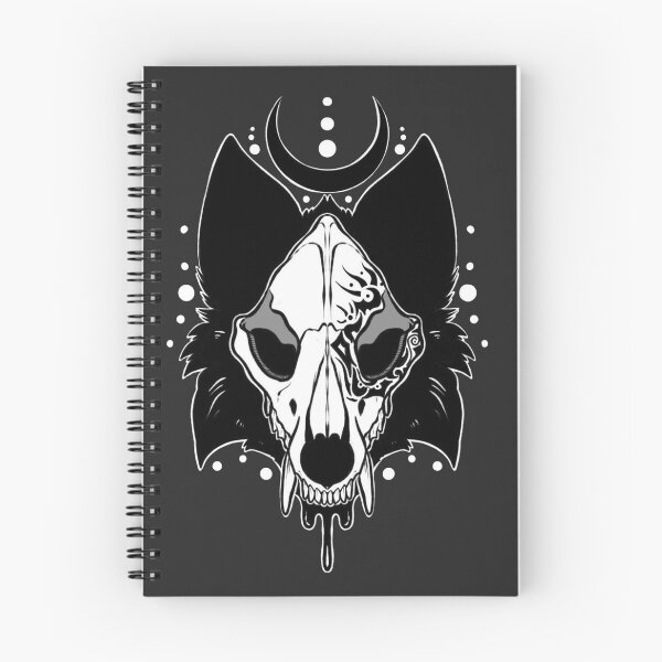 Aperçu de l'œuvre Crâne de loup tribal créée et vendue par HidingMonster.