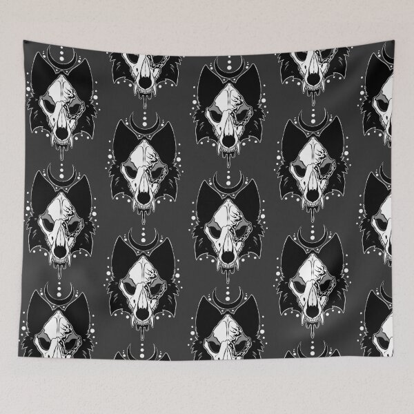 Item preview, Tribal Wolf Skull designed and sold by HidingMonster.