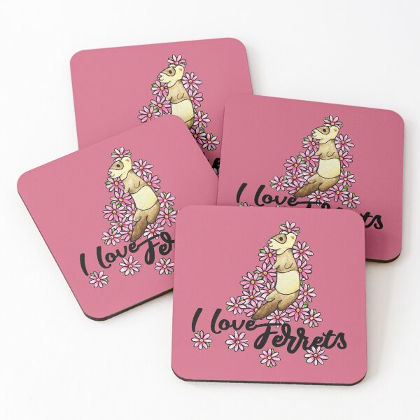 Item preview, I love ferrets designed and sold by FrictionMaxxing.
