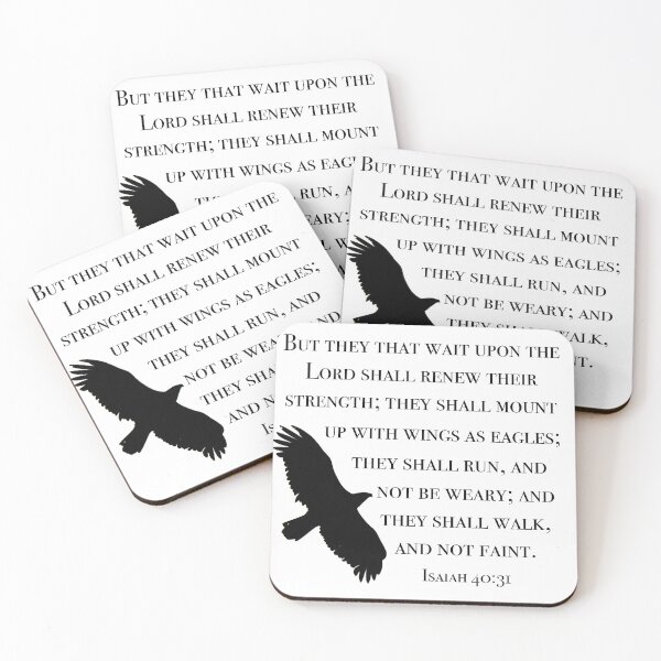 Item preview, Isaiah 40:31 - King James Version (Bible Verses) designed and sold by aforceofnature.