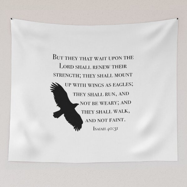 Item preview, Isaiah 40:31 - King James Version (Bible Verses) designed and sold by aforceofnature.