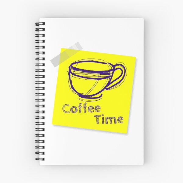 Item preview, “Coffee Time” Yellow Post It  designed and sold by Bruce ALMIGHTY Baker.