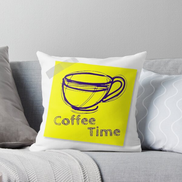 Item preview, “Coffee Time” Yellow Post It  designed and sold by Bruce ALMIGHTY Baker.
