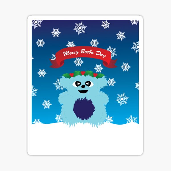 Item preview, Merry Beebo Day! designed and sold by CatsBag.