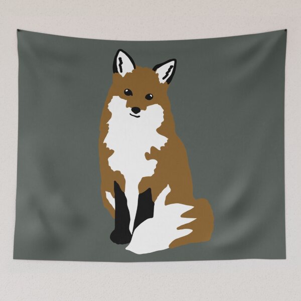 Item preview, The Fox in Midnight Green designed and sold by Quick Brown Fox Canada.