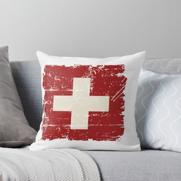 Item preview, Swiss Flag - Vintage Look designed and sold by Port-Stevens.