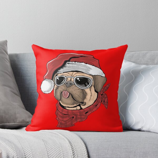 Item preview, Christmas Pug Santa Hat Merry Pugmas Xmas Dog designed and sold by amos20111.