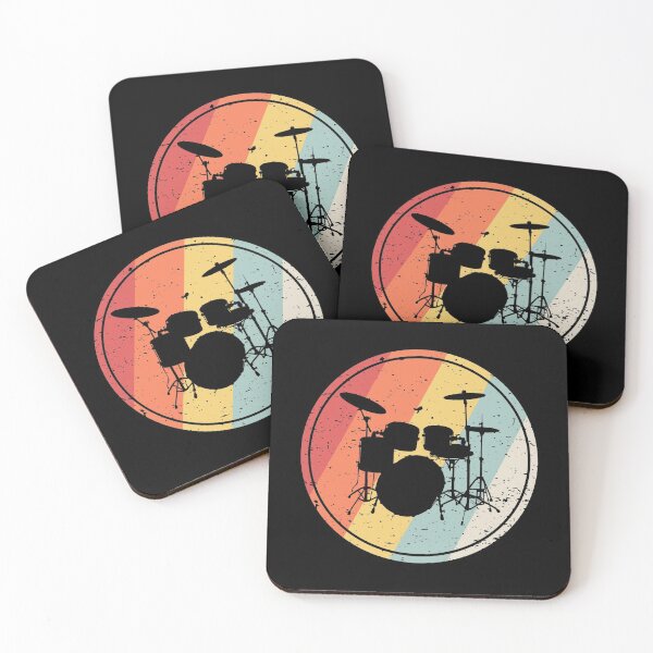 Item preview, Vintage Retro Drum Kit Drummer designed and sold by Vanover Designs.