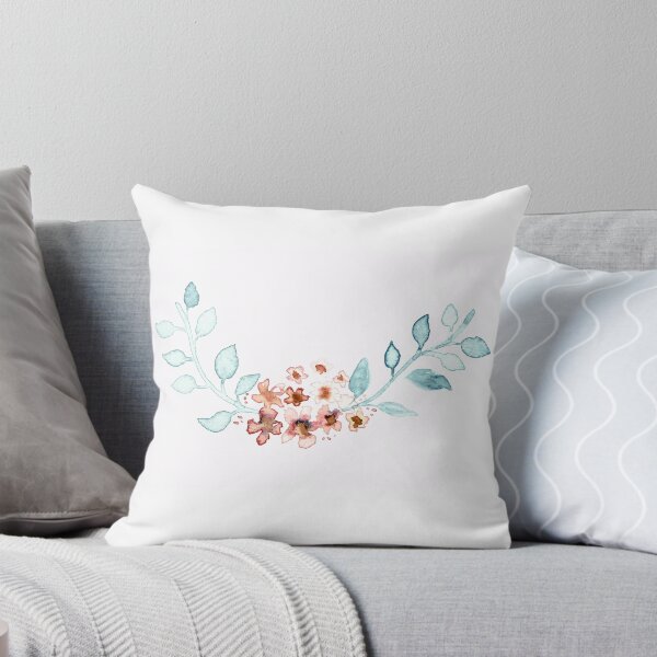 Artikelvorschau, Aquarell Blumen Indie Kranz Rahmen. Aquarell Blumenzusammensetzung entworfen und verkauft von AnaMOMarques.
