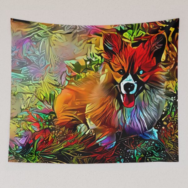 Item preview, Portrait of a Fairy Corgi designed and sold by Alyxandre.