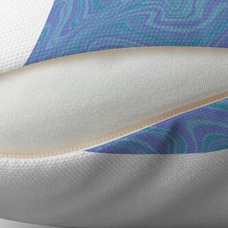 Alternate view of Mauve Abstract Swirl Throw Pillow