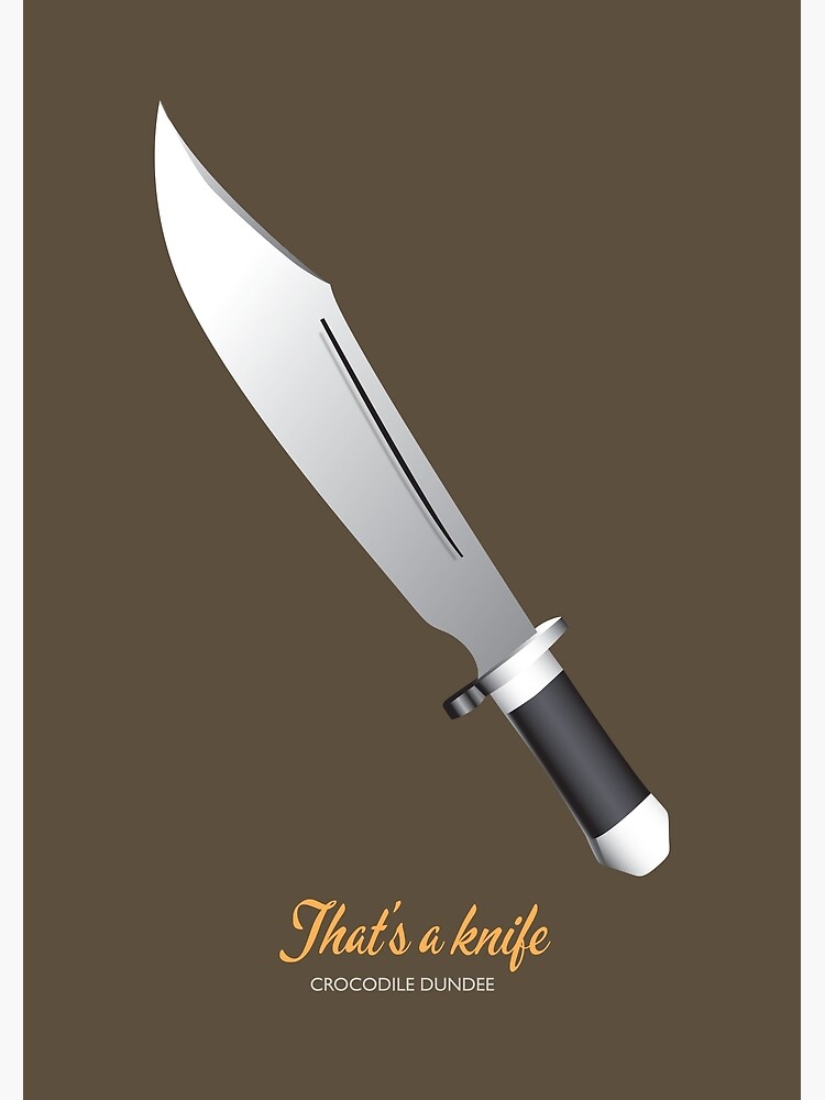 Crocodile Dundee - Alternative Movie Poster by MoviePosterBoy