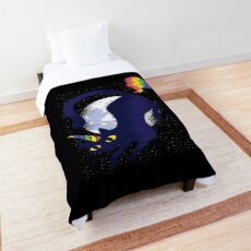 Caticorn cat unicorn graphic Comforter