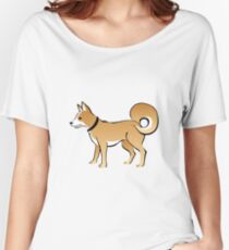Cartoon Dog Women's Relaxed Fit T-Shirt