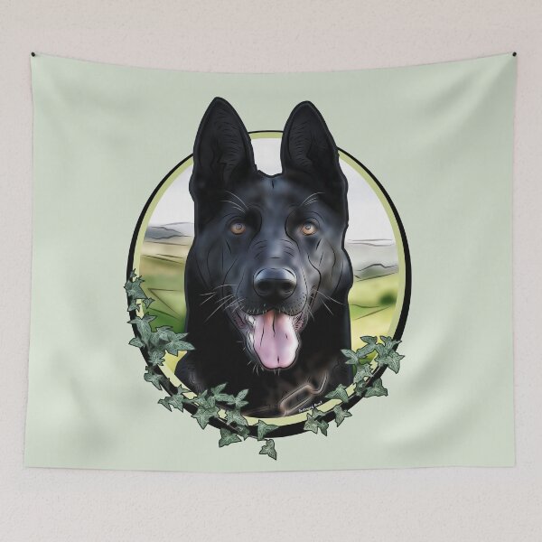 Item preview, Black German Shepherd - Graphic Style designed and sold by Destroyed-Pixel.