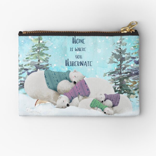 Polar Bears Zipper Pouch