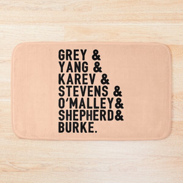 Item preview, Grey & Yang & Karev & Stevens & O'malley & Shepherd & Burke designed and sold by HighCiti.