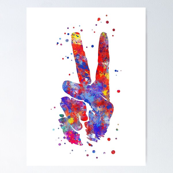 Peace Sign Wall Art Sale for Redbubble 