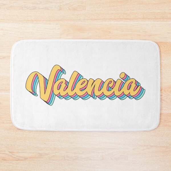 Item preview, Valencia Retro Yellow Script designed and sold by modeoftravel.
