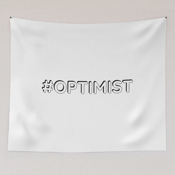 Item preview, hashtag optimist designed and sold by Inspirationmotivation.