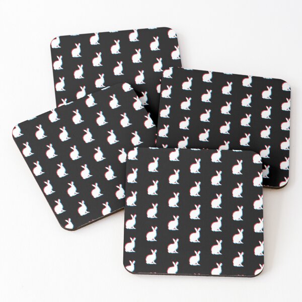 Item preview, Easter Bunny Retro Movie Effect Color Divide Tile Pattern designed and sold by perfectpresents.