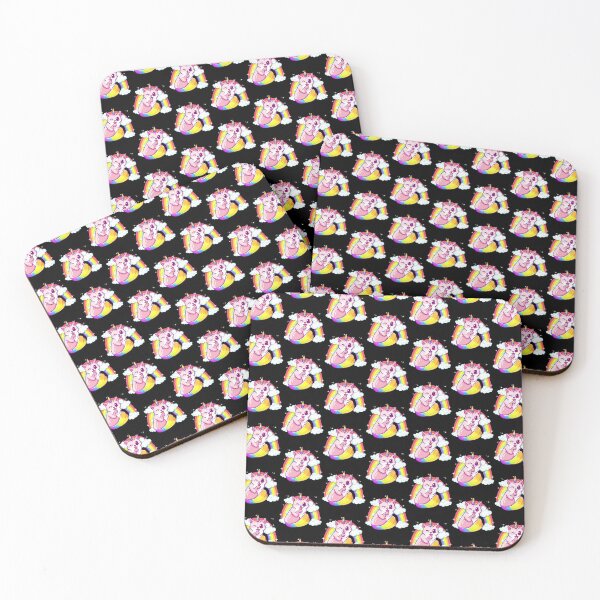 Item preview, Rainbow Meowgical Caticorn Majestic Cat Unicorn Tile Pattern designed and sold by perfectpresents.