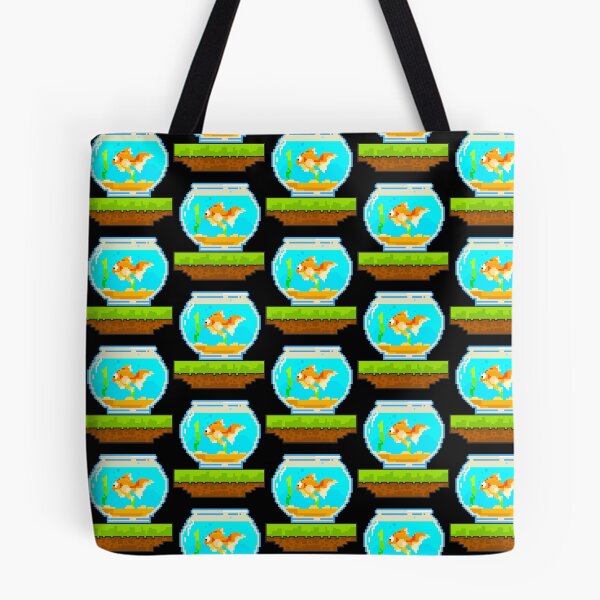 Item preview, Cute 8-Bit Fish Awesome Animal 8Bit Pet Aquarium Tile Pattern designed and sold by perfectpresents.