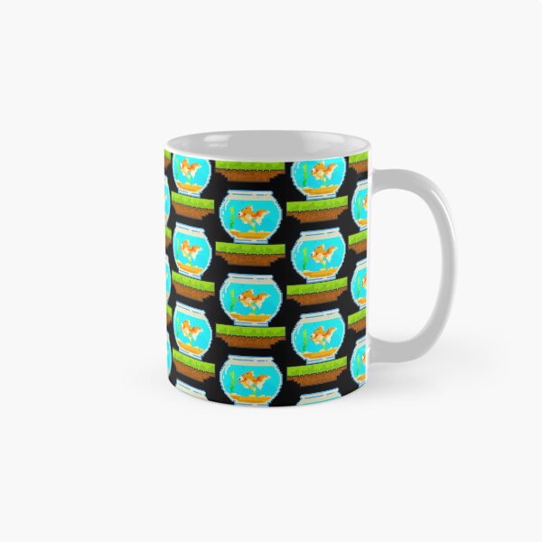 Item preview, Cute 8-Bit Fish Awesome Animal 8Bit Pet Aquarium Tile Pattern designed and sold by perfectpresents.