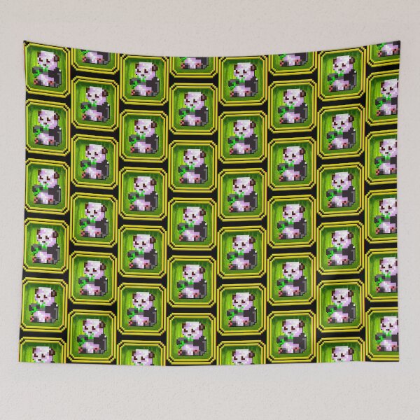 Item preview, Cute 8-Bit Panda Awesome Animal 8Bit Panda Bear Tile Pattern designed and sold by perfectpresents.