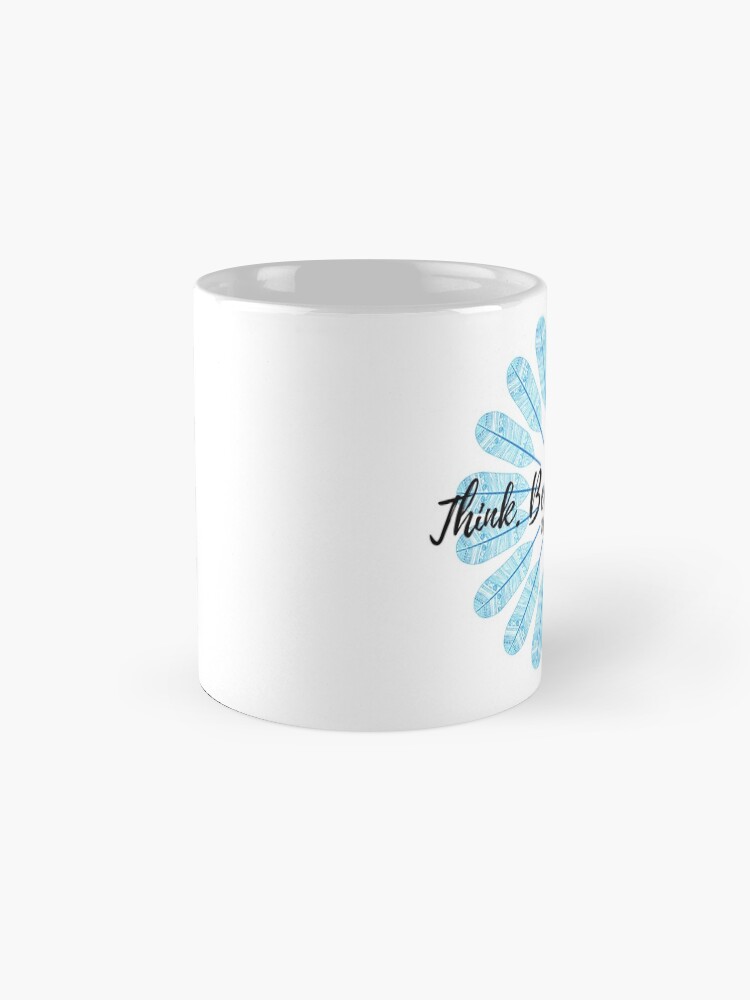Alternate view of Manifest It! Think Believe Receive Blue Mug