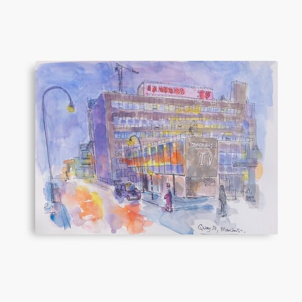 Granada TV Studios, Manchester Metal Print